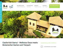 Tablet Screenshot of castle-kohsamui.com